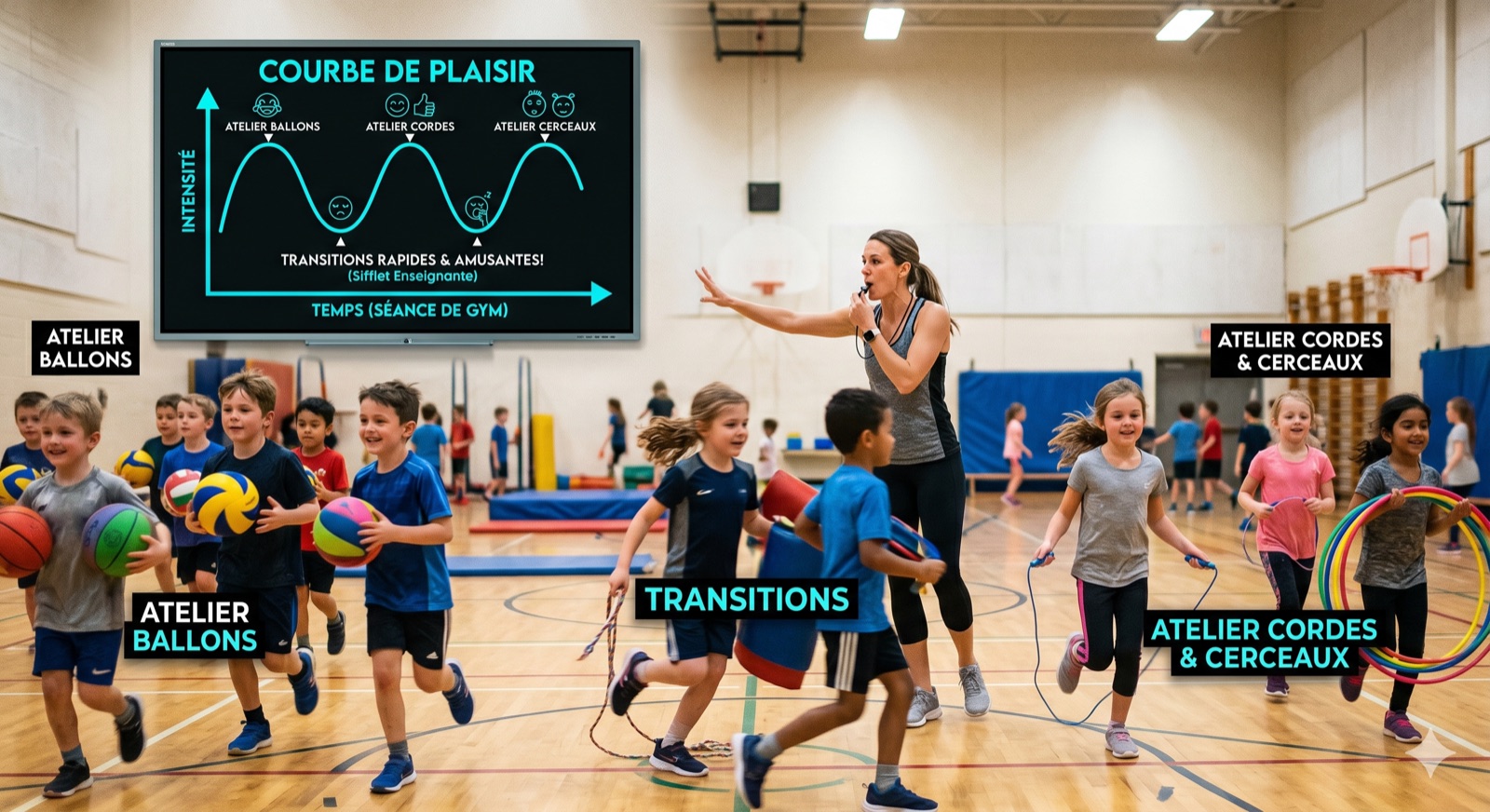 Changer d'activité au bon moment pour garder le plaisir
