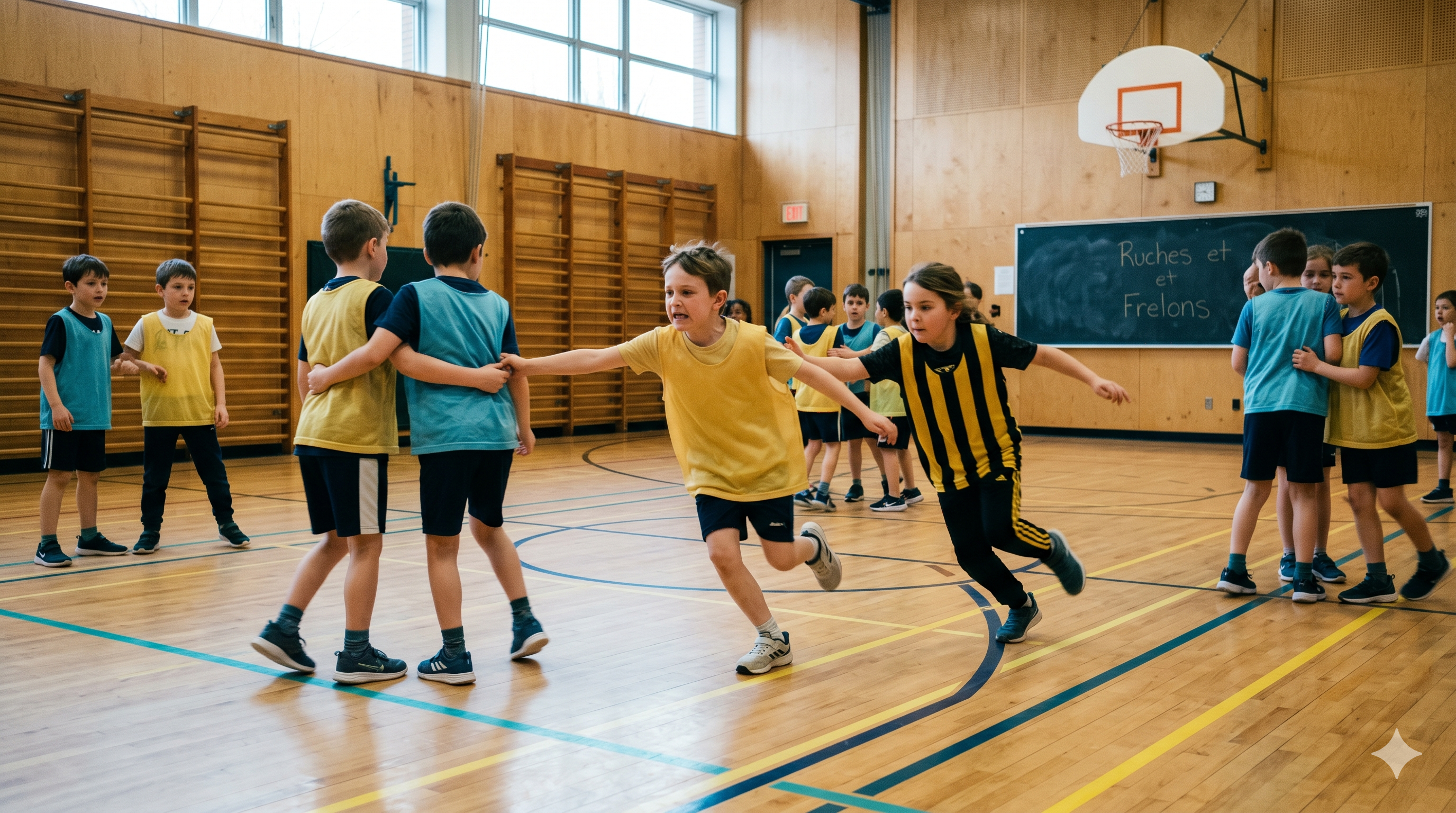 Jeu des ruches au gymnase