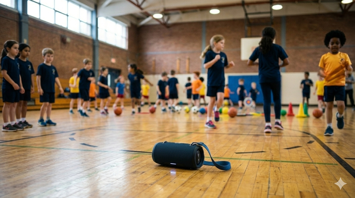 Haut-parleur Bluetooth pour la trame sonore de transition