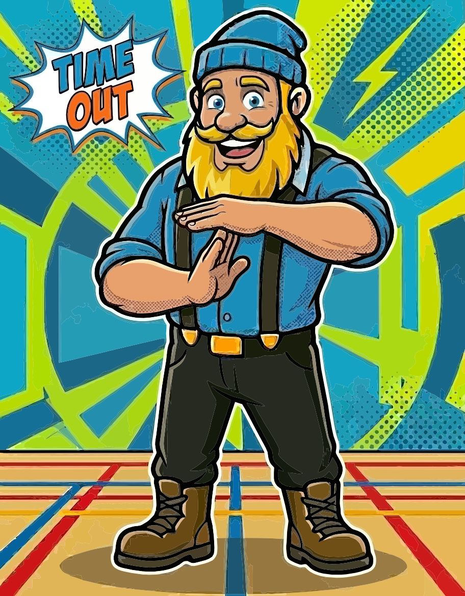 Le Bûcheron Sportif - Signal TIME OUT de regroupement